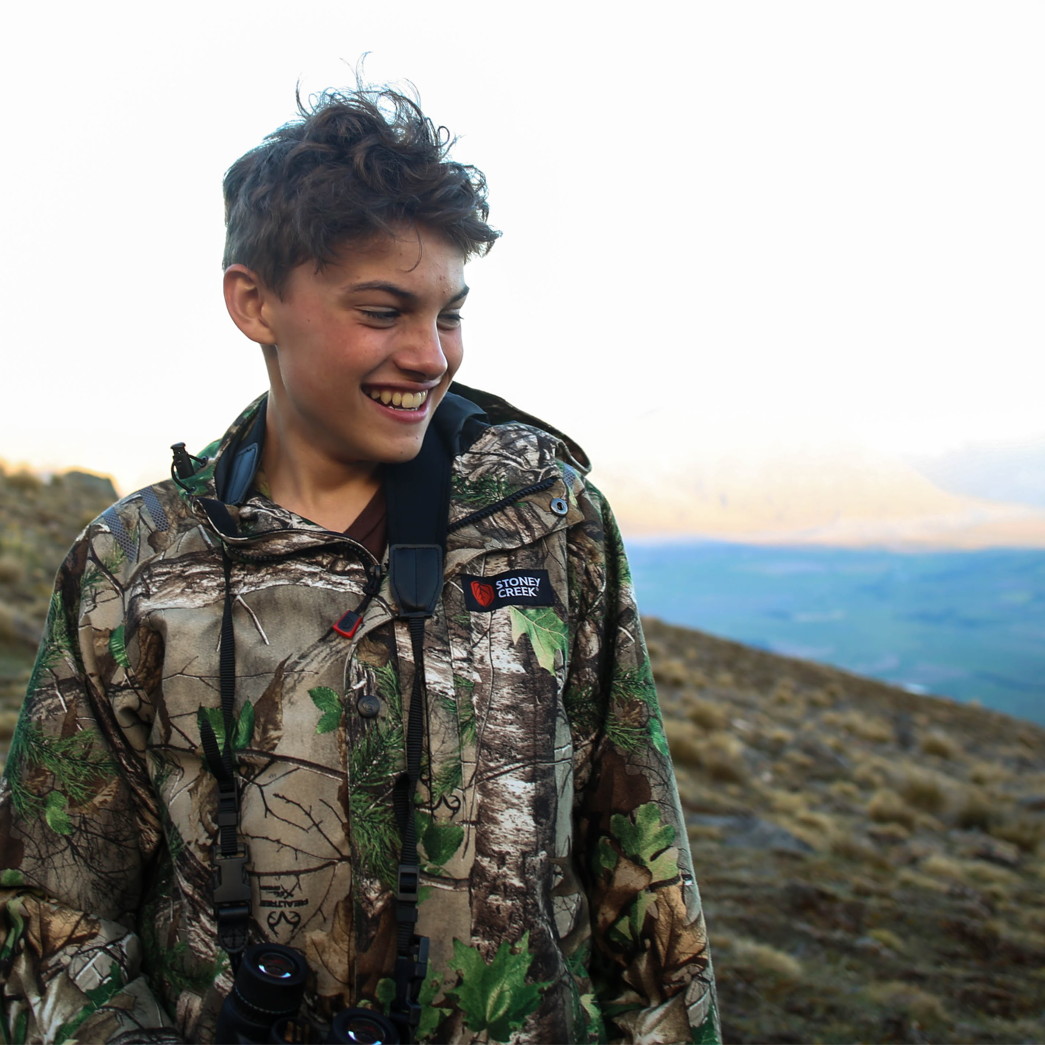 Hunting jacket kids sales